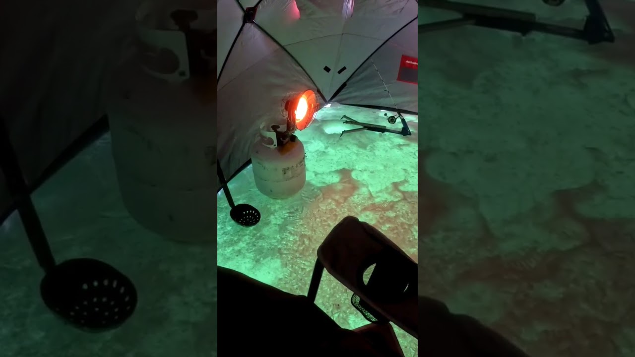 This ice fishing heater puts out! Get rid of the buddy heater! 