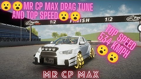 MR cp max drag tune and top speed test. Drive zone online.