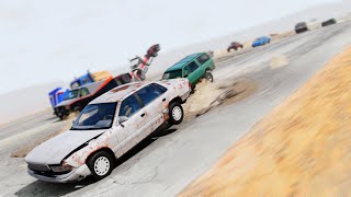 BeamNG Drive - Racing & Crashing On A Old Broken Up Asphalt Road #2 by Crash Hard 47,156 views 2 months ago 6 minutes, 26 seconds