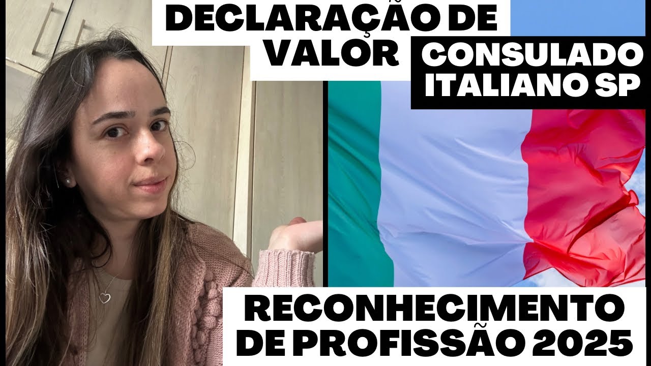 Declaração de valor para reconhecimento de profissão na Itália. #declaraçãodevalor