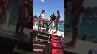 Beer drinking contest Cabo