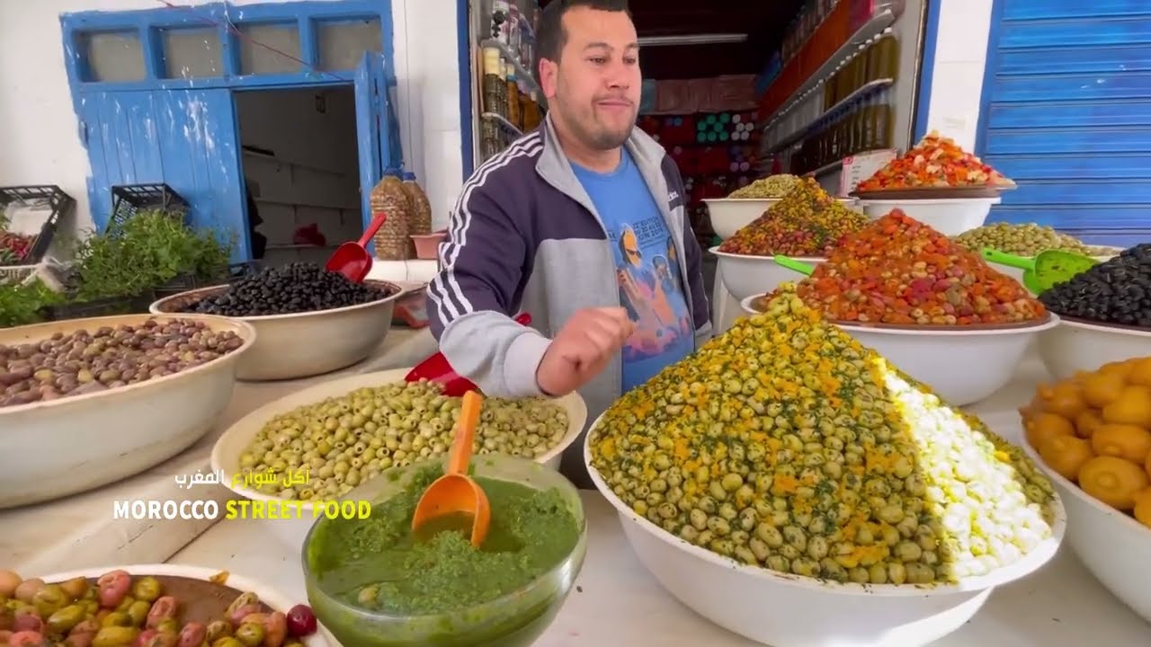 طعام الشارع المغربي - السوق اليومي لمدينة الصويرة