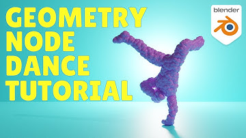 How To Dancing Geometry Nodes Blender 2.93 Tutorial
