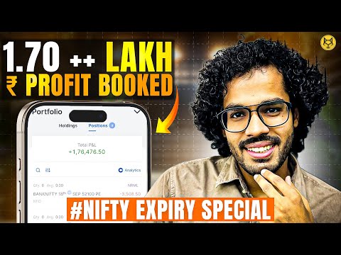 1.70 ++ Lakh Rupees Profit Booked | Trade with Reason | Premium Strategy | Nifty Expiry Special