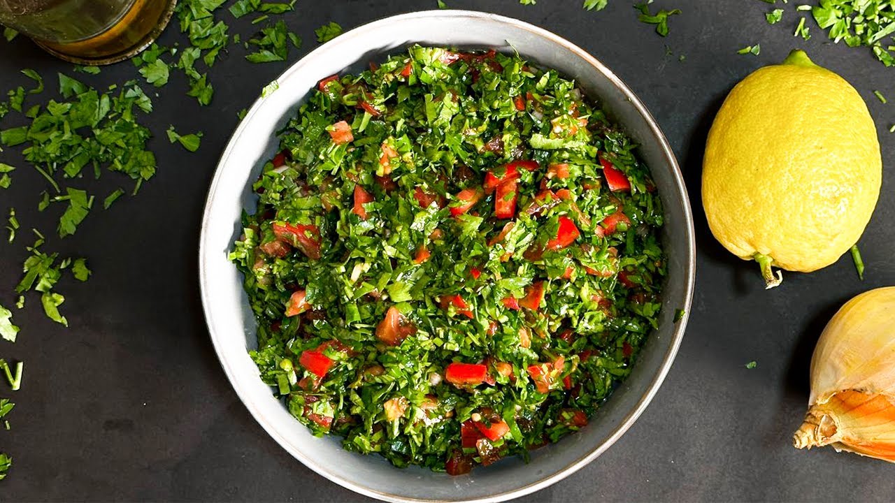 التبولة اللبنانية - Lebanese Tabbouleh Recipe