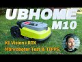 UBHome M10:KI Vision RTK Mähroboter im Praxistest &amp; Tipps
