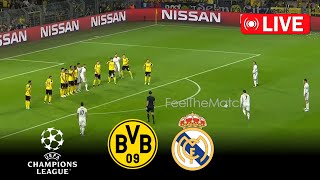 🔴LIVE : Borussia Dortmund vs Real Madrid | THE FINAL | Uefa Champions League 2024 | Ucl Live