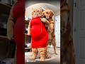 Funny Dog Sewing Clothes for Cat 😂 | Unexpected Ending #Shorts #funnyvideo #viral #comedy