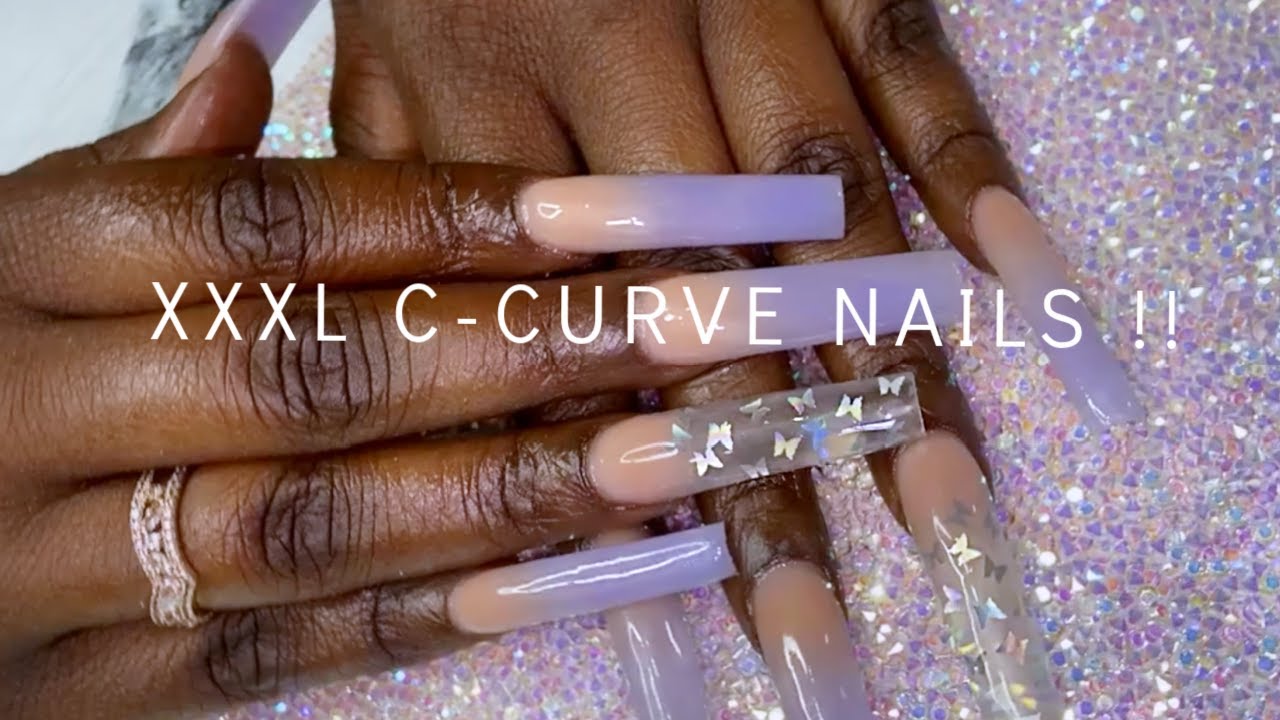 3. C Curve Nail Tips - wide 10