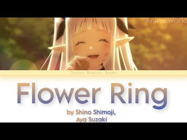 Isekai Nonbiri Nouka Opening Flower Ring by Shino Shimoji and Aya Suzaki  Illustration : r/IsekaiNonbiriNouka