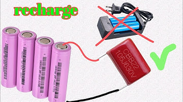 chỉ với 1 tụ điện đã làm rất tốt việc sạc pin lithium 18650 - 18650 lithium battery charger