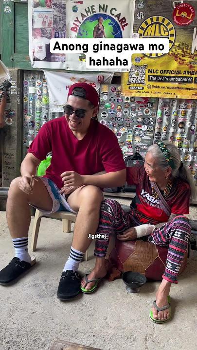 Apo whang-od the oldest tattoo artist in Ph#whangod#tattoo#travel#trending #camping#vacation#nature