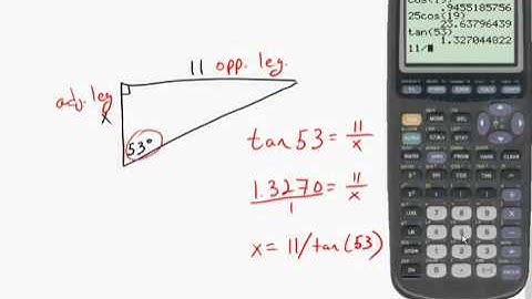 Right Triangle Trig Part 2 (Solving the trig equations.)