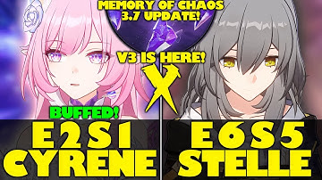 V3 IS HERE!!! E2S1 DPS CYRENE X E6S5 SUB DPS RMC │ HSR 3.7 BETA V3