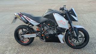 LX55ECD KTM 990 SUPERDUKE . AKRAPOVIC EXHAUST . LOW MILEAGE . TIDY BIKE.