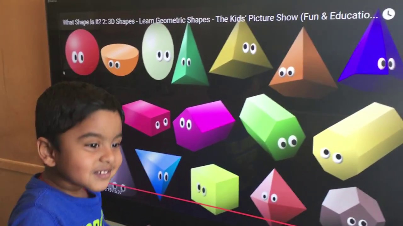 What Shape Is It? 2: 3D Shapes - Learn Geometric Shapes - The Kids' Picture  Show (Fun & Educational) 