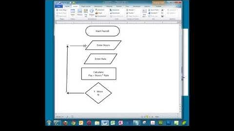 Creating a Simple Flowchart in Microsoft Word