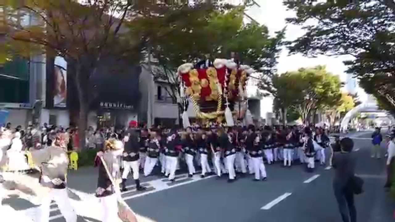 第42回堺まつり大パレード 堺まつりふとん太鼓連合保存会 出島ふとん太鼓保存会 YouTube
