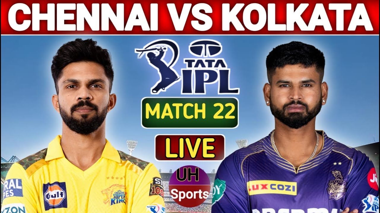 CSK vs KKR Live Commentary Match 22 IPL 2024 Live | Chennai vs Kolkata ...