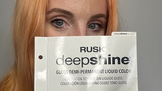 Let me do a run down of my favorite gloss Rusk deepshine demi