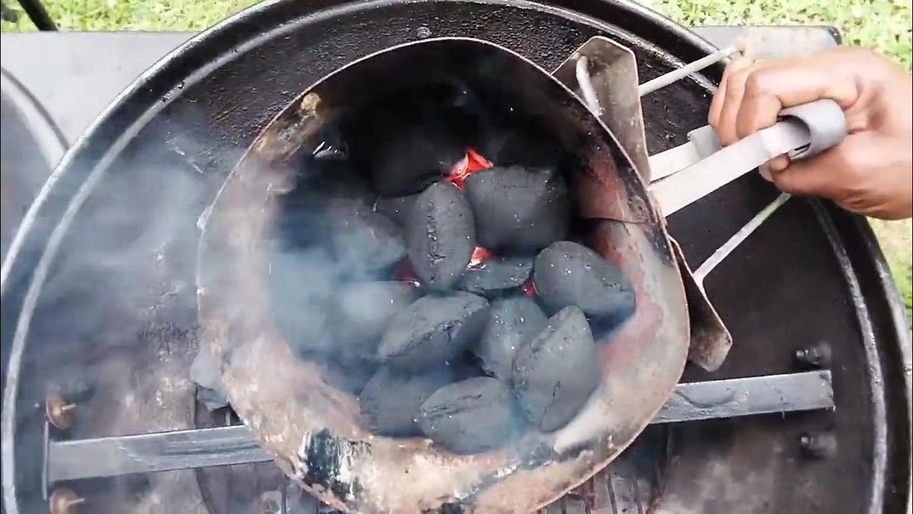 How to light Charcoals using a Chimney and a Starter Cube