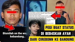 Pegi perong ucapkan terima kasih,ayah udah bebaskan dan bawa ke bandung,bukti status Egi sebelum