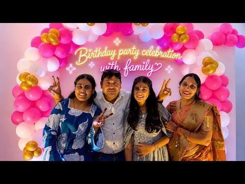 Birthday Party Celebration With Family ❤️🎂