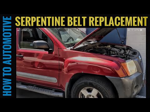 How to Replace the Serpentine Belt on a 2005-2016 Nissan Xterra/Frontier with 4.0L Engine