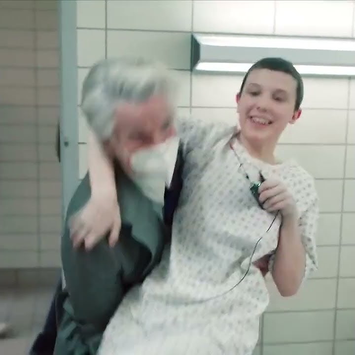 eleven and papa carrying scene #strangerthings4 #shorts