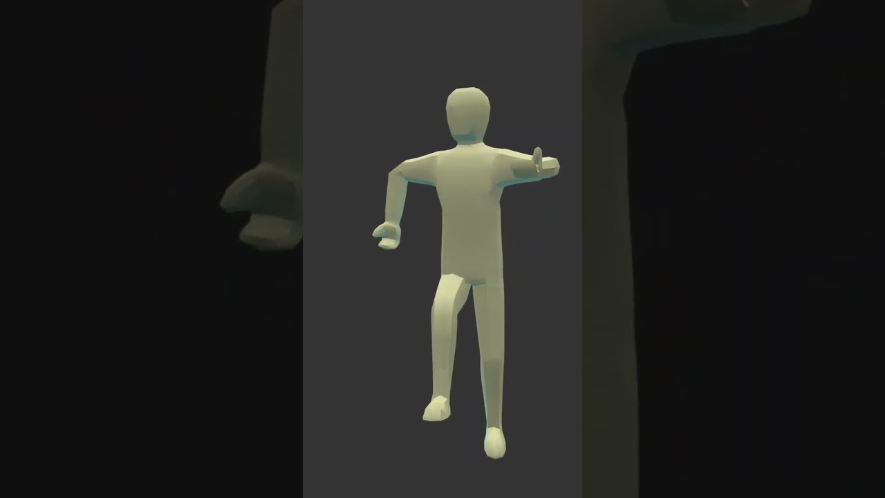 человек пытается научить танцевать 