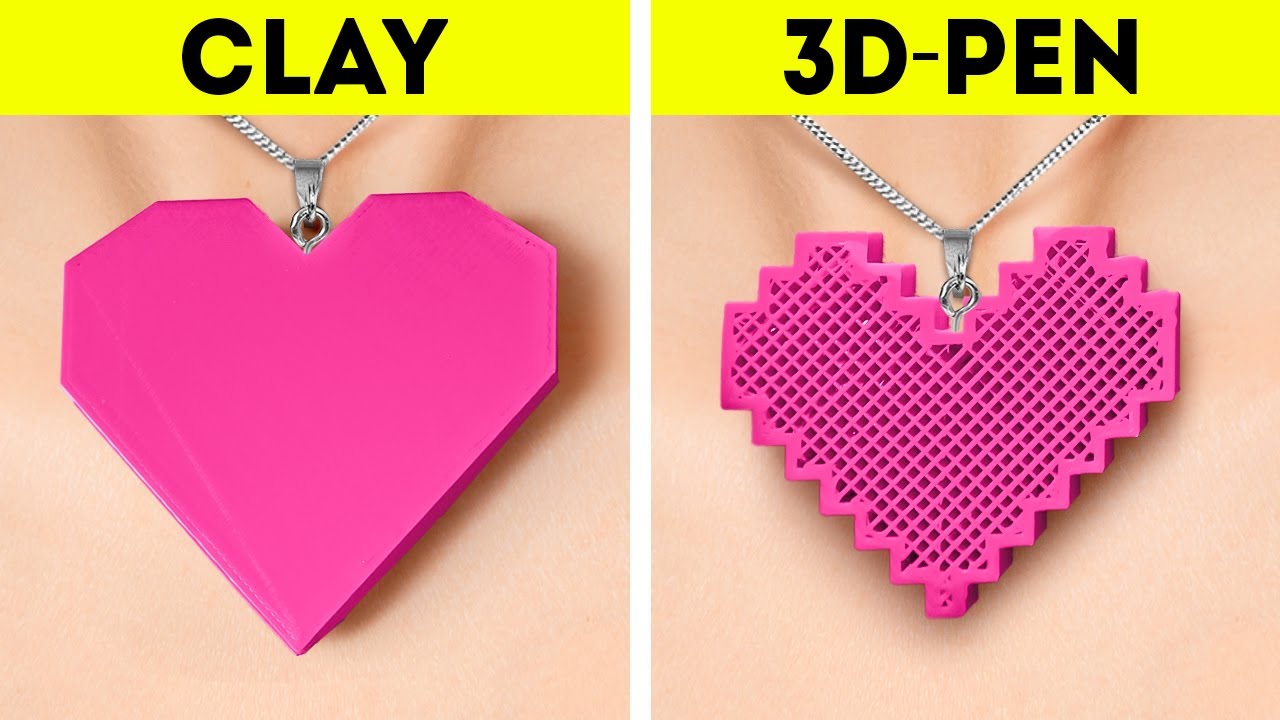 POLYMER CLAY VS. 3D-PEN | Colorful Mini Crafts, DIY Jewelry And Accessories