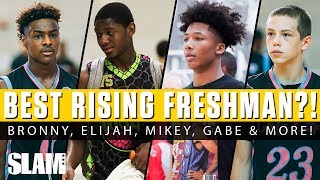 Who's the Best Rising Freshman?! 🤔 Bronny James, Mikey Williams, Elijah Fisher \& More!