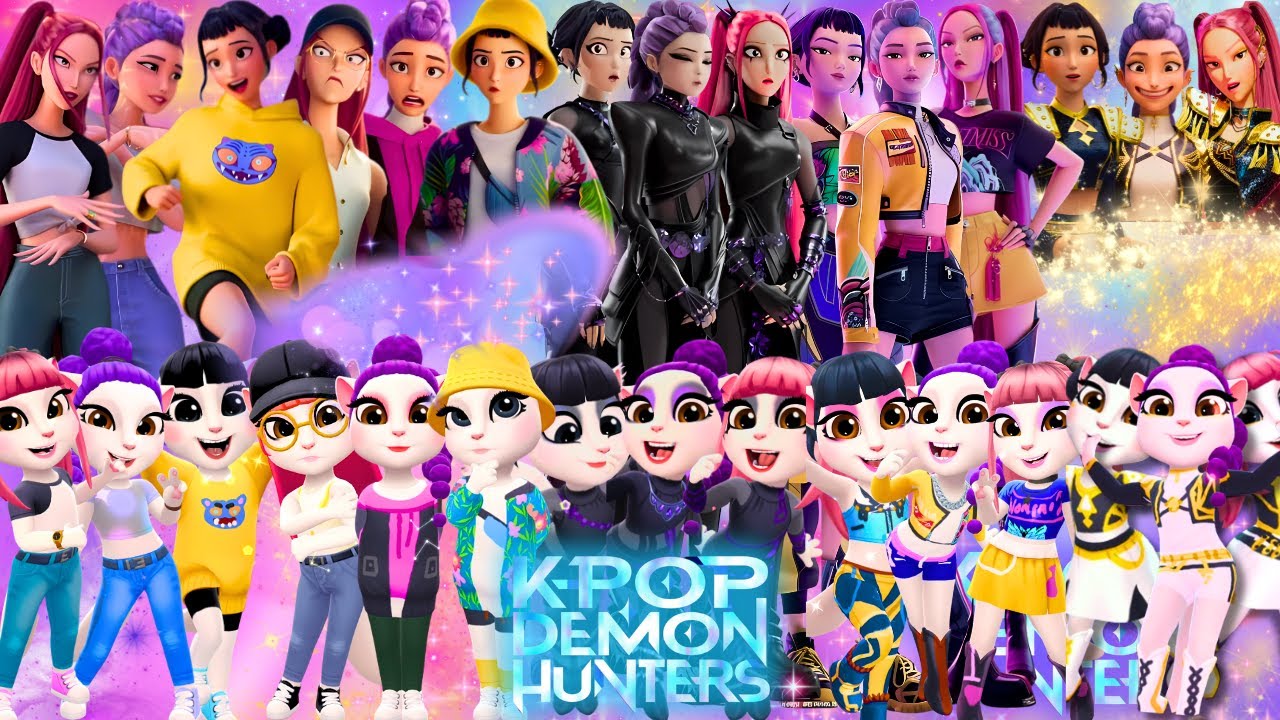 😈🎵 HUNTRIX SPECIAL KPOP DEMON HUNTERS ➕ ANGELA 2 | 2 Hours Special