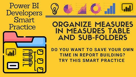Power BI - Organize Measures With Measure Table | How To Create Measures Table In Power BI