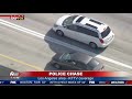 POLICE PURSUIT: Chase through southern California ends with dog nabbing suspect