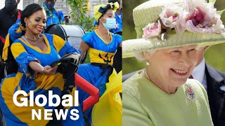 Barbados formally removes Queen Elizabeth II as head of state, becomes a republic