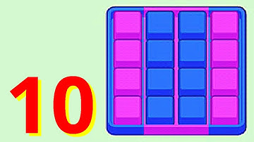 🟦 Color Cube Match: Sort Puzzle 🟦 GAMEPLAY Part 10 Levels 38-40 (Android, iOS)