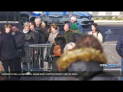 GIORNATA DELLA MEMORIA: QUASI 600 I PARTECIPANTI | 28/01/2024