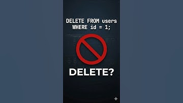 Why DELETE Is Dangerous in Production ⚠️