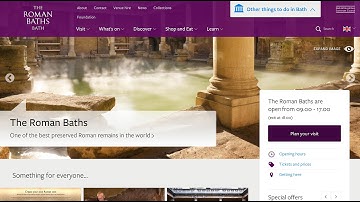 Budget for 5, Deliver 6 - Drupal case study: The Roman Baths, Bath UK