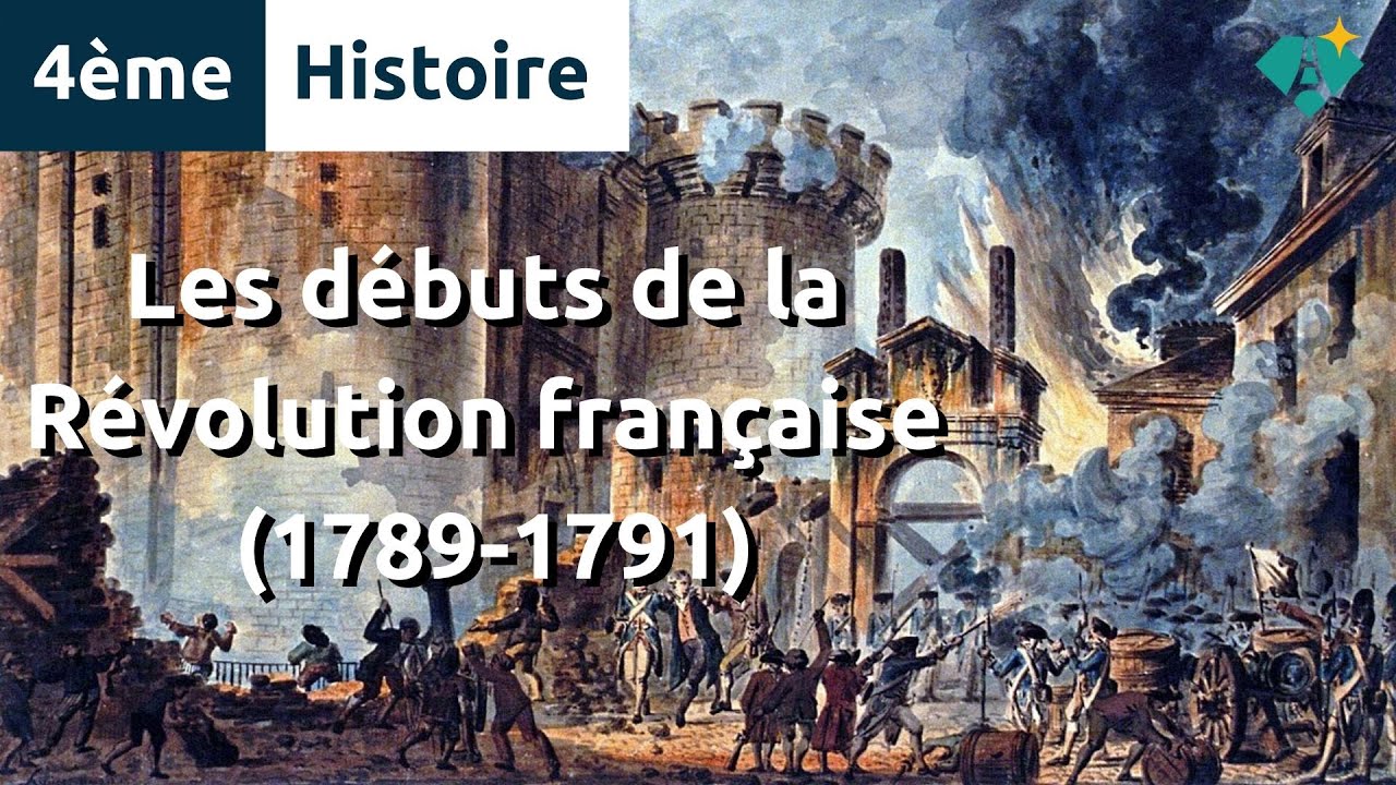 L'histoire Commence 4eme Page De Garde Jacques Louis David Les débuts de la Révolution Française (1789-1791) - Histoire, 4ème