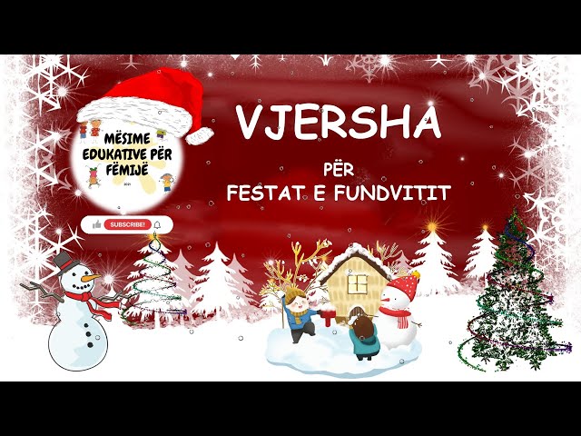 Vjersha për festat e fundvitit class=