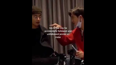 Bts reaction to Taehyung following Jennie on Instagram 😱 #shorts #taehyung #jennie