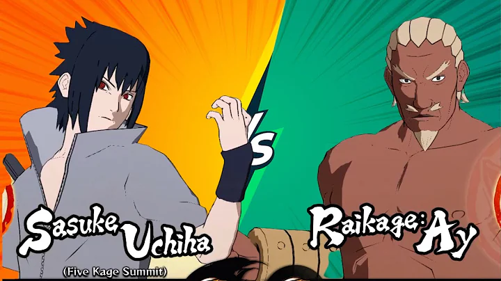 ᴴᴰ Sasuke (Five Kage Summit) vs Raikage: Ay || Comp vs Comp || Naruto Ultimate Ninja Storm 4 #nuns4