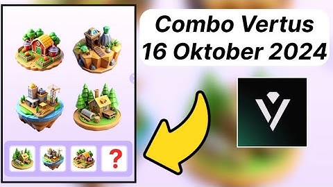 VERTUS AIRDROP | 16 October Vertus Combo Cards ‼️ |  Vertus Daily Combo #vertusairdrop #vertuscombo