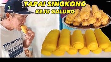 SAKING ENAKNYA PAMAN SAMPAI GELENG KEPALA MAKANNYA,TAPAI SINGKONG KEJU GULUNG,LAGI POPULER