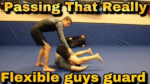 Mind Blowing Guard Pass to Use Against Flexible Guards