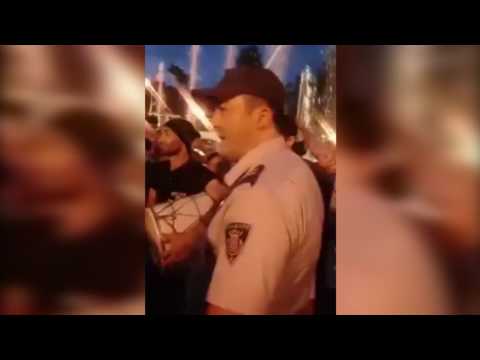 \"მესხი ფრთოსანი\"–ს მოცეკვავეებს ბულვარში ცეკვისას პრობლემა შეექმნათ