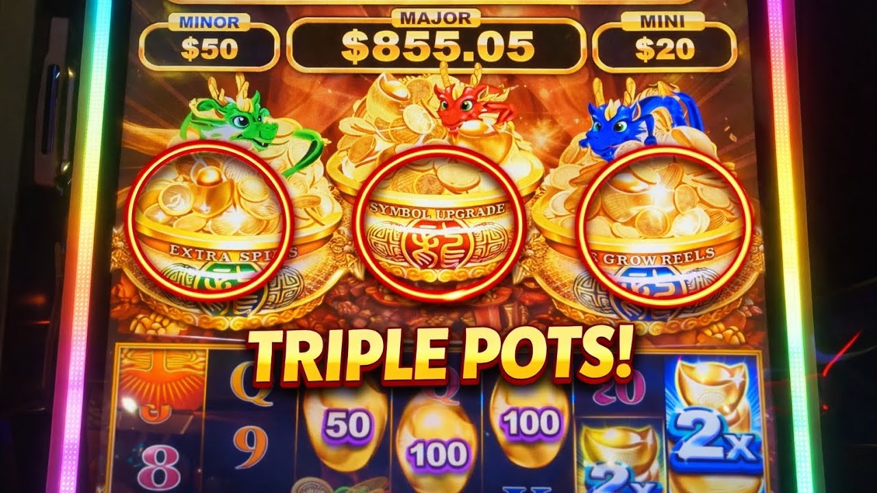 BACK-TO-BACK TRIPLE POT BURSTS! 🐉 Adorable Dragon Slot BIG WIN on Small Bet