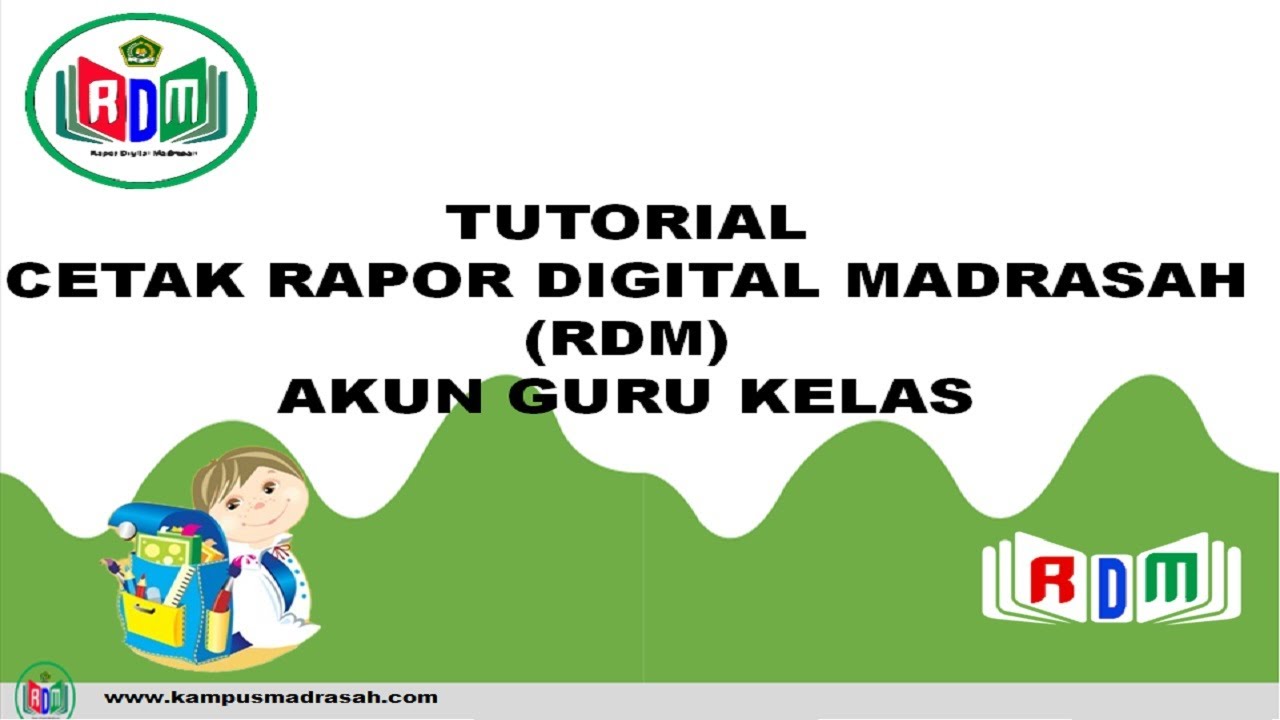 Cara Cetak Rapor RDM Siswa Yang Benar Di Akun Guru Kelas - YouTube